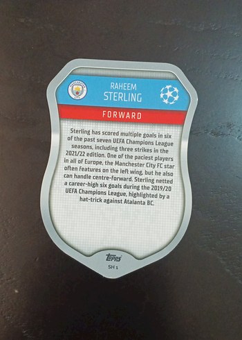 PRO ELİTE STERLİNG match attax özel seri kartı - Görsel 2