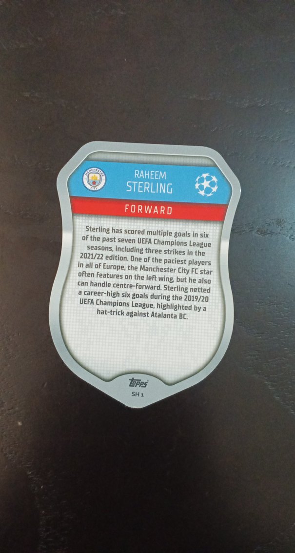 PRO ELİTE STERLİNG match attax özel seri kartı - Görsel 2