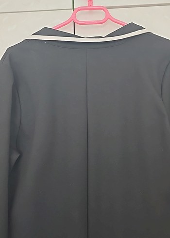 Gri V Yakalı Fermuarlı Kadın Sweatshirt - Görsel 2