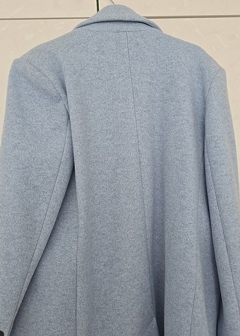 Koton Açık Mavi Çift Düğmeli Kaban - Görsel 2