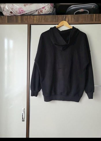 Siyah Baskılı Sweatshirt - Görsel 3