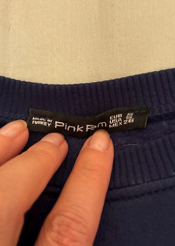 Kadın Koyu Lacivert Baskılı Sweatshirt - Görsel 6