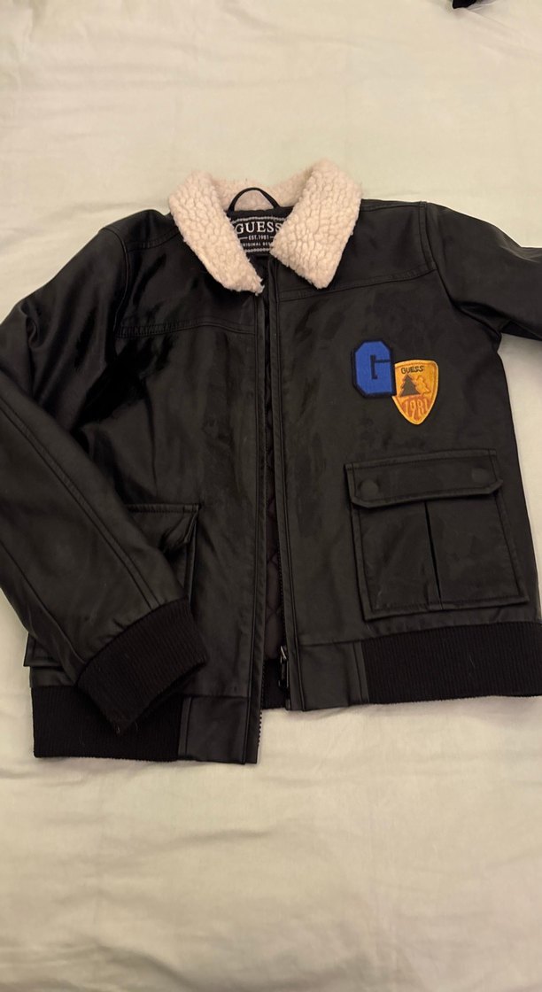 Erkek Çocuk Düğmeli Street Wear Ceket deri - Görsel 2