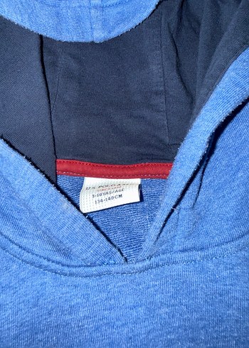 Sokak Stili Erkek Çocuk Mavi Sweatshirt - Görsel 2