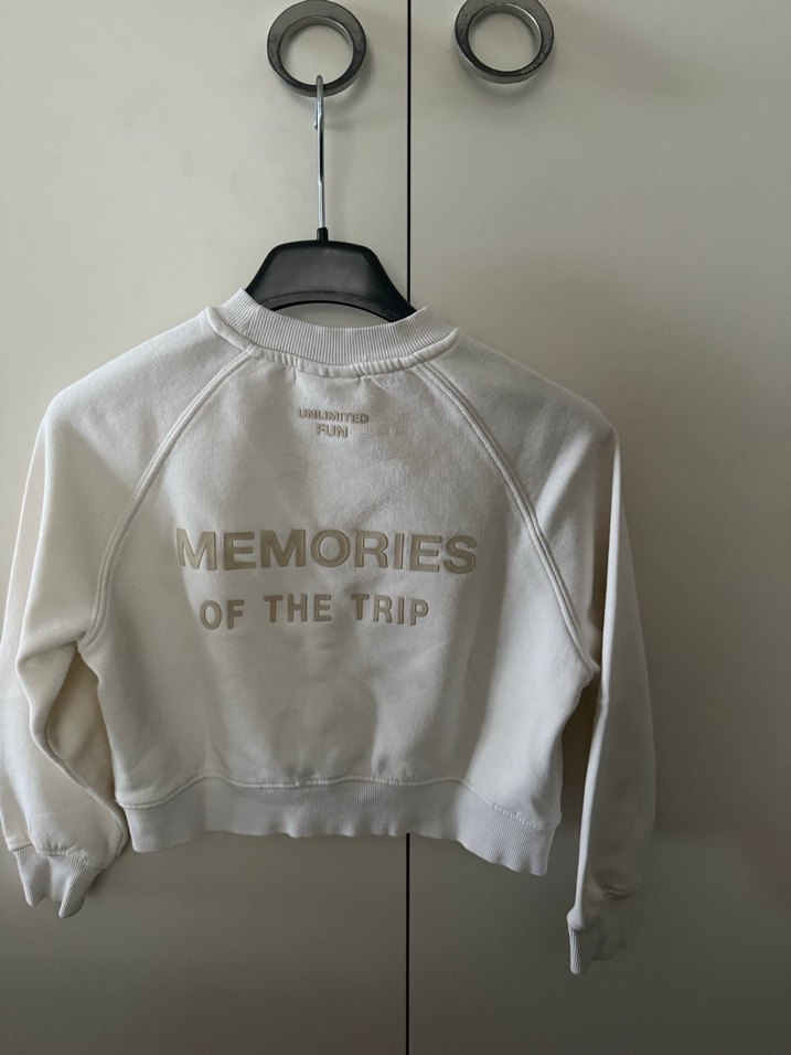 Zara kız çocuk Sweatshirt takım - Görsel 3