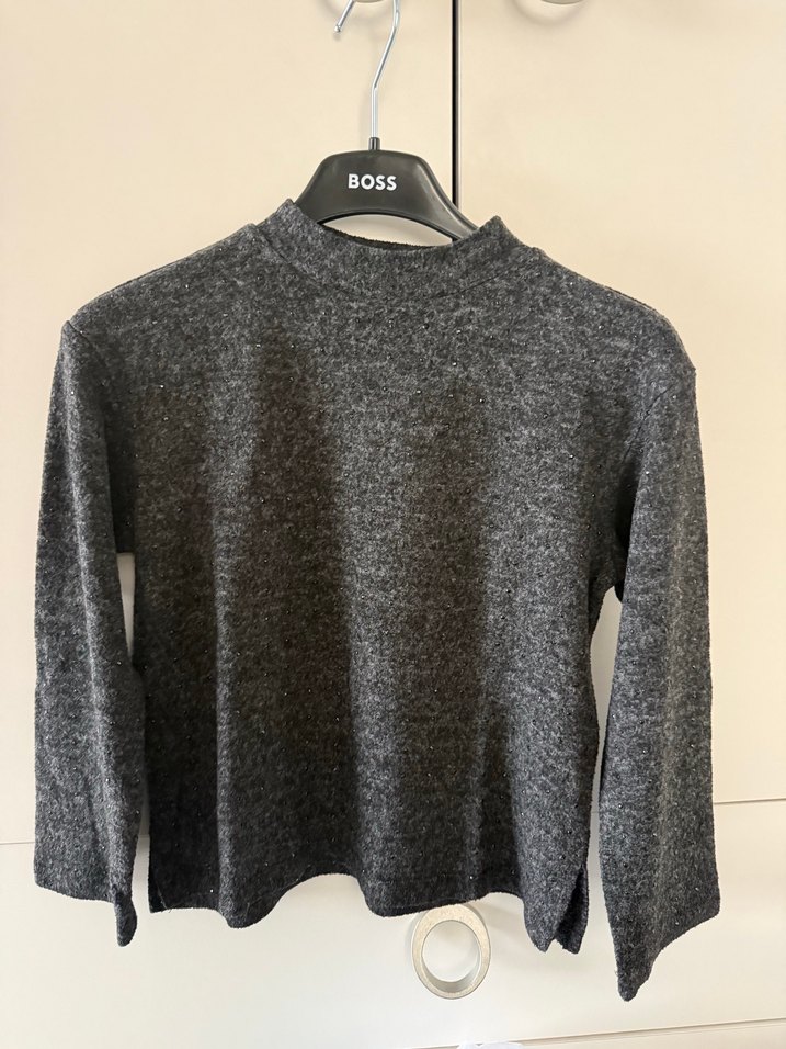 Zara 
Kız çocuk Gri Uzun Triko takım - Görsel 3