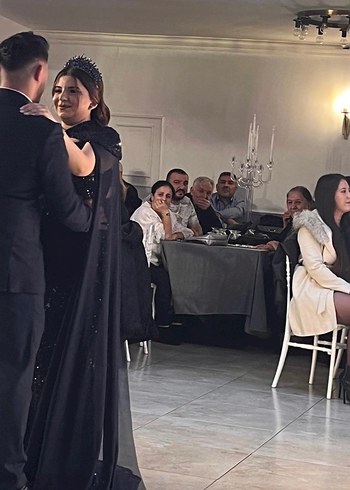 Siyah Boncuklu Gotik Taç - Görsel 6