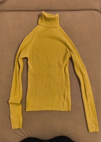 Sarı Boğazlı Kadın Kazak - Görsel 2