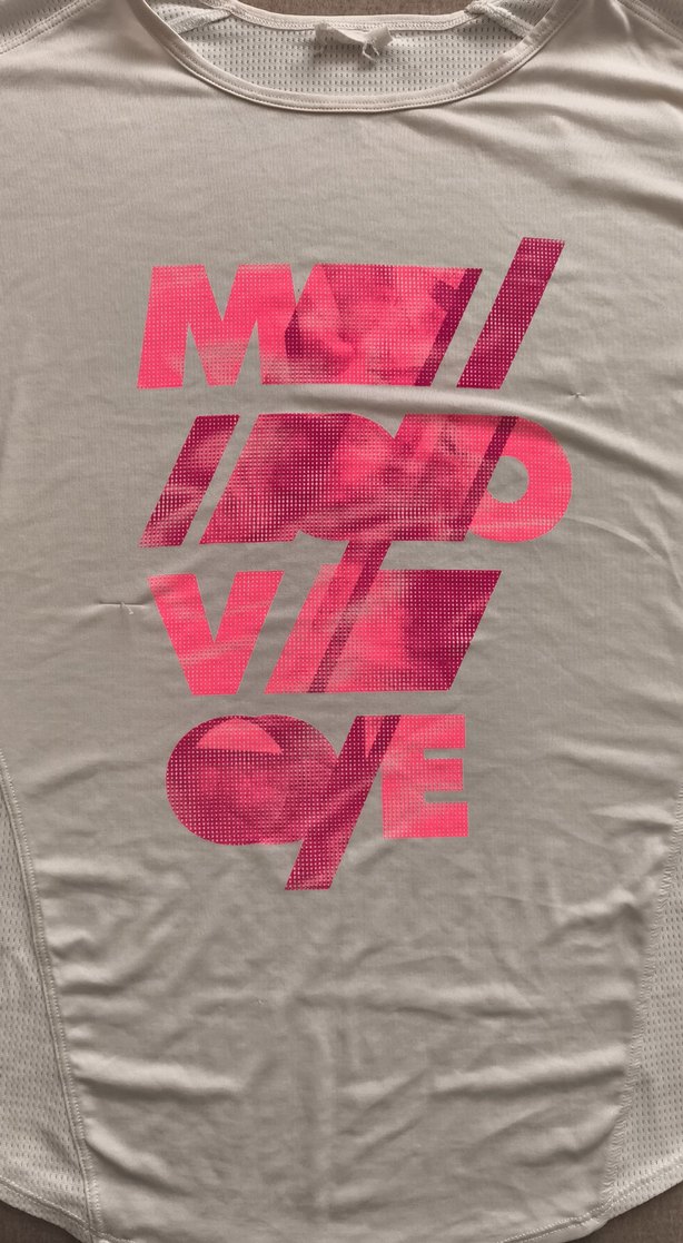 Baskılı Rahat Kesim Spor Tişörtü - Görsel 2