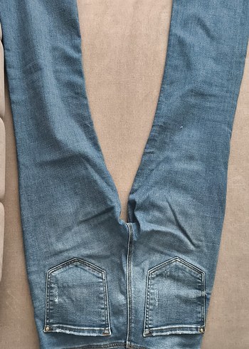 Kadın Mavi Renk Jean - Görsel 4