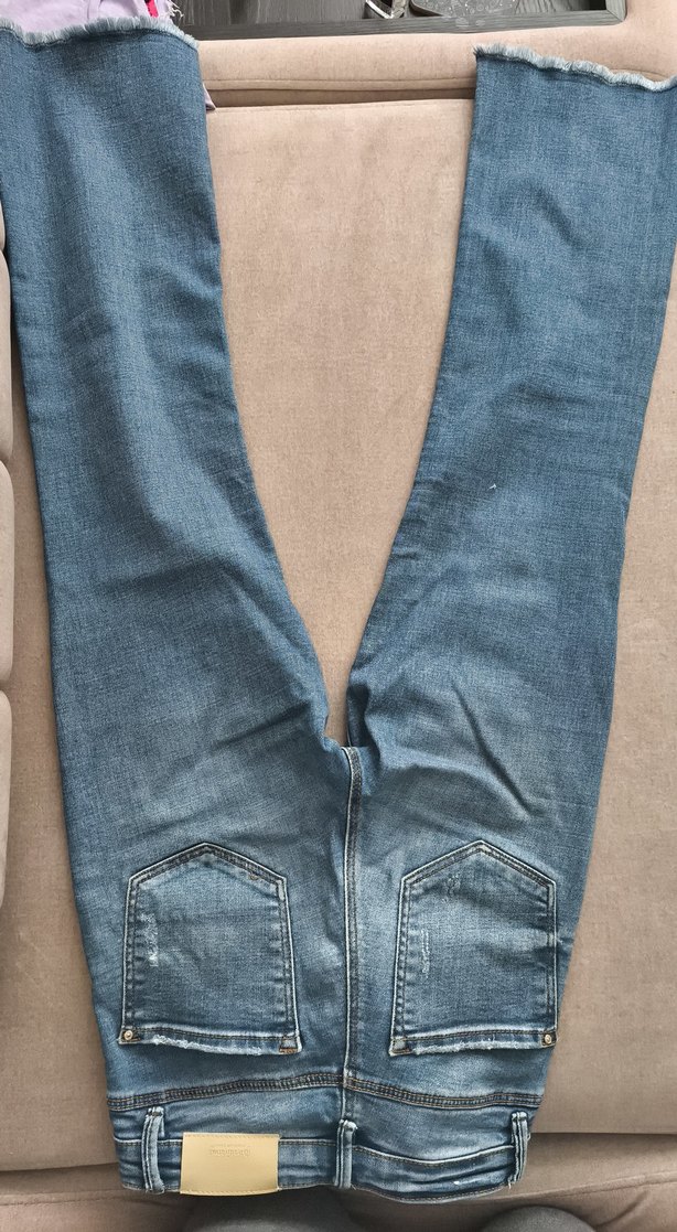 Kadın Mavi Renk Jean - Görsel 4