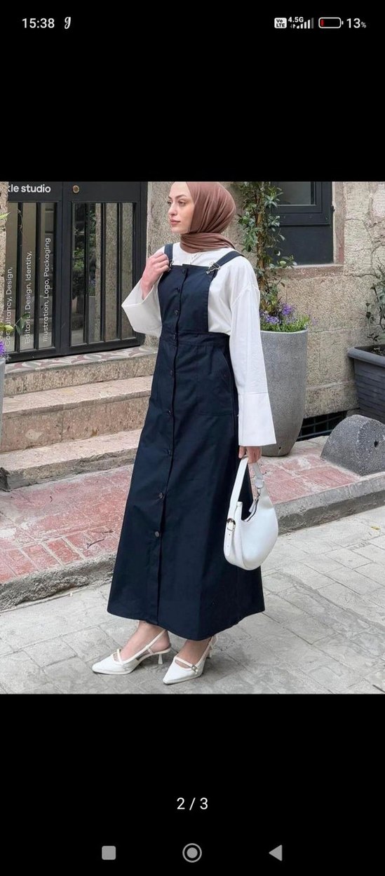 Kadın Siyah Askılı Uzun Elbise - Görsel 2