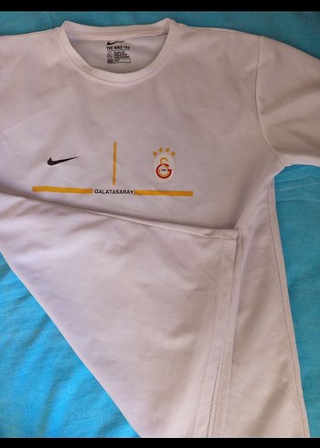 Galatasaray Baskılı Beyaz Erkek Tişört - Görsel 3