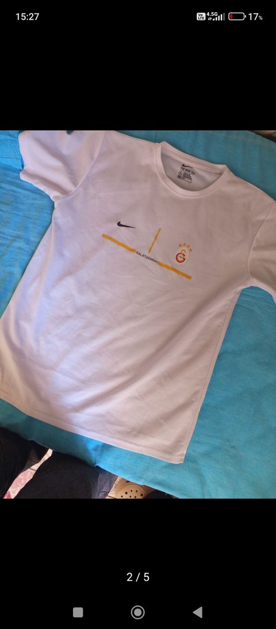 Galatasaray Baskılı Beyaz Erkek Tişört - Görsel 2