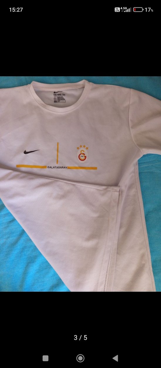 Galatasaray Baskılı Beyaz Erkek Tişört - Görsel 3