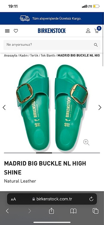 Birkenstock Sıfır ürün
