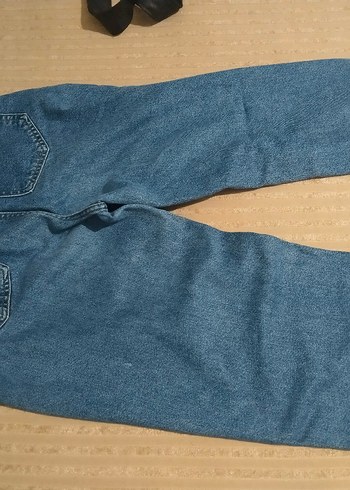 Parlak Mavi Rahat Kesim Kadın Pantolon - Görsel 2