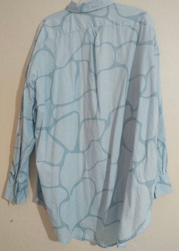 Mavi Bağlama Desenli Gömlek - Görsel 3