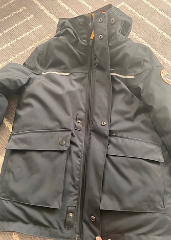 Erkek Çocuk Gri Streetwear Kapüşonlu Mont - Görsel 4