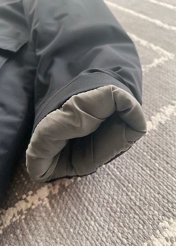 Erkek Çocuk Gri Streetwear Kapüşonlu Mont - Görsel 3