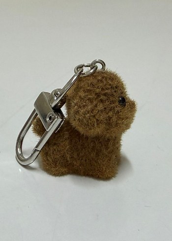 Kahverengi Yavru Köpek Anahtarlık Oyuncak - Görsel 2