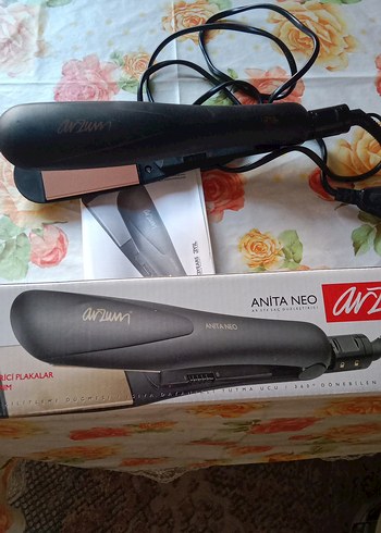 Anitaneo Gri Seramik Kaplamalı Saç Düzleştirici - Görsel 3