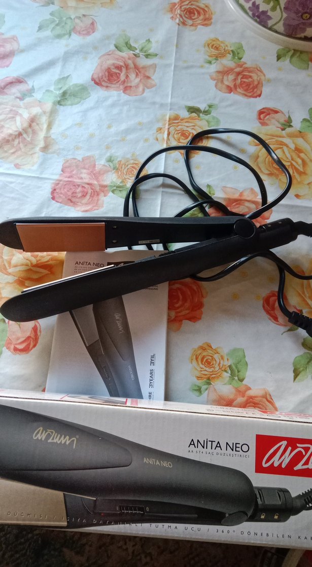 Anitaneo Gri Seramik Kaplamalı Saç Düzleştirici - Görsel 4