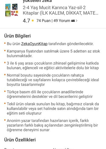 Çocuklar için Yaz-Sil Bulmaca ve Çizim Kitapları - Görsel 8