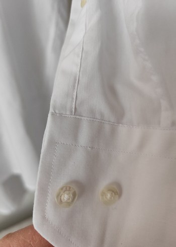 Sabri Özel Beyaz Regular Fit Klasik Erkek Gömlek - Görsel 2