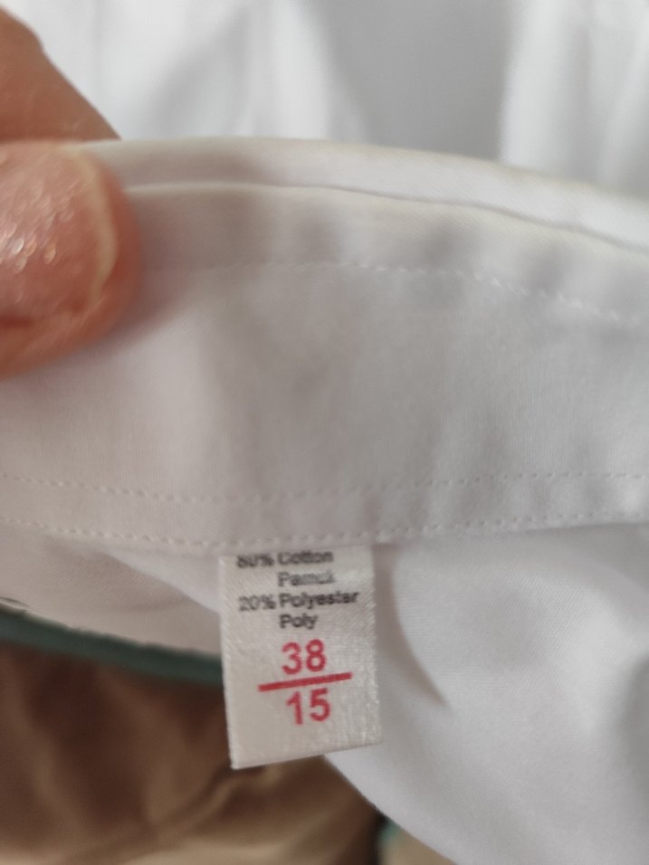 Sabri Özel Beyaz Regular Fit Klasik Erkek Gömlek - Görsel 4