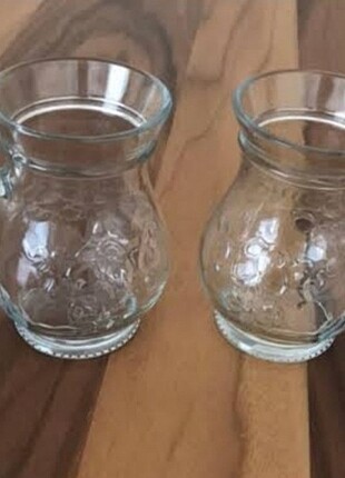 Lav ikili ayran meşrubat bardağı 