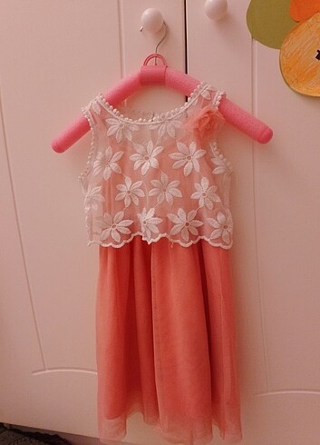4-5 yaş Somon renkli LCW elbise 
