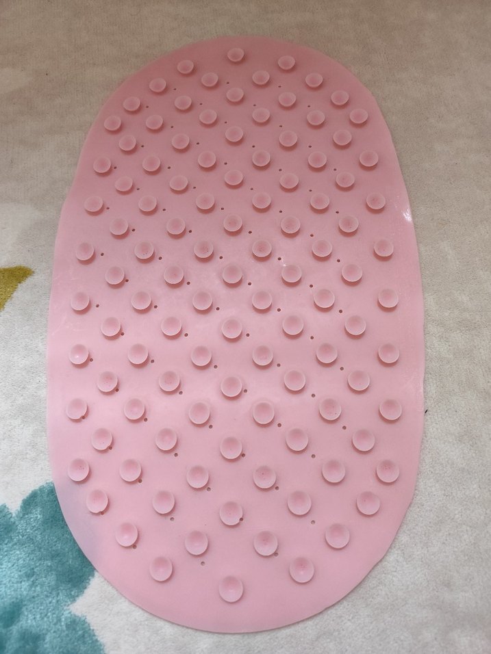 MinyBaby Kaydırmaz Banyo Paspası Pembe - Görsel 4