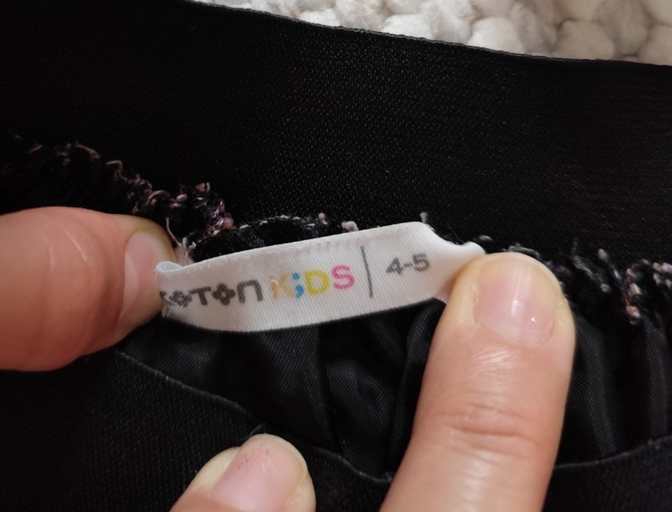 Koton ,4-5 yaş Çiçek Desenli Volanlı kız çocuk Midi Etek - Görsel 4