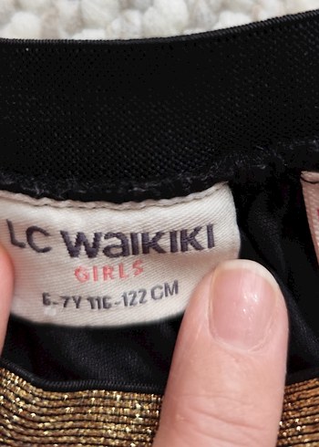 Kız Çocuk Siyah pullu tütülu Fırfırlı Etek - Görsel 4