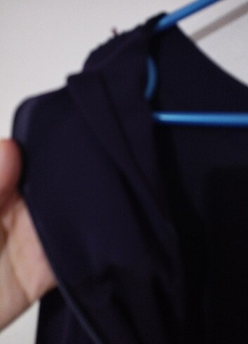 Mor abiye elbise tunik - Görsel 5