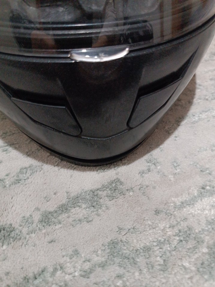 Siyah Kilitli Sokak Tarzı Motosiklet Kaskı - Görsel 3