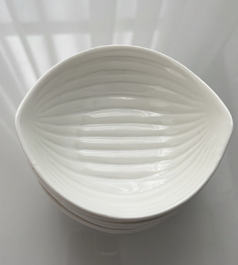 Beyaz Seramik 6 adet Sunumluk - Görsel 2