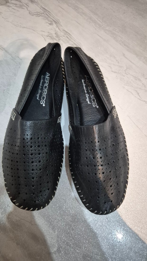 Siyah Velcro Espadril Ayakkabı babet - Görsel 3