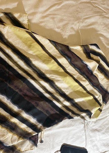 Zebra Desenli Uzun Bohem Kadın Elbise - Görsel 3