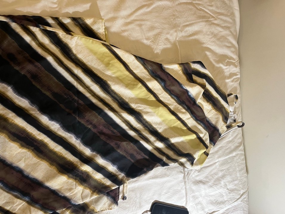 Zebra Desenli Uzun Bohem Kadın Elbise - Görsel 3