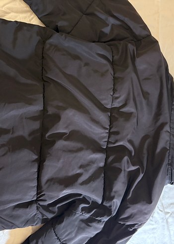 Siyah Fermuarlı Kadın Midi Kış Ceketi - Görsel 3