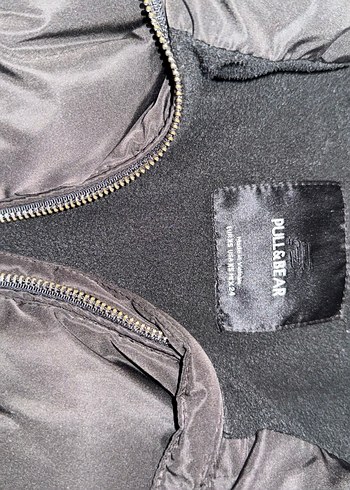 Siyah Fermuarlı Kadın Midi Kış Ceketi - Görsel 5