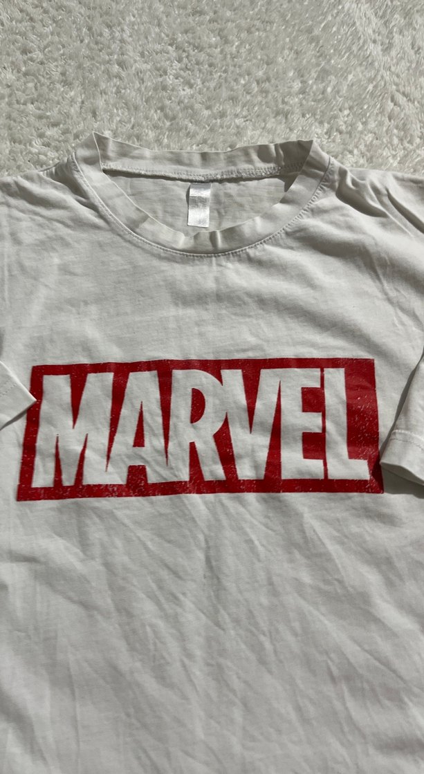 Marvel Baskılı Beyaz Erkek Tişört - Görsel 2