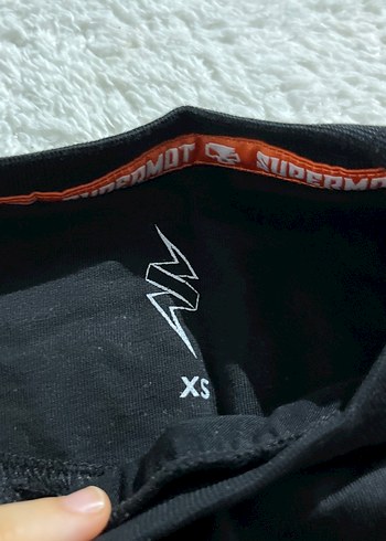 Siyah SUPERMOT Baskılı Erkek Tişört - Görsel 3