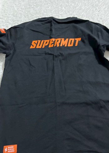 Siyah SUPERMOT Baskılı Erkek Tişört - Görsel 4