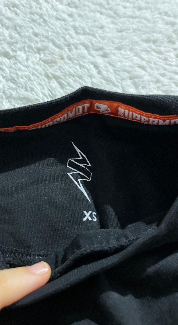 Siyah SUPERMOT Baskılı Erkek Tişört - Görsel 3