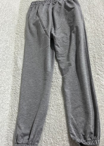 Gri Rahat Kesim çocuk  Eşofman Altı - Görsel 3