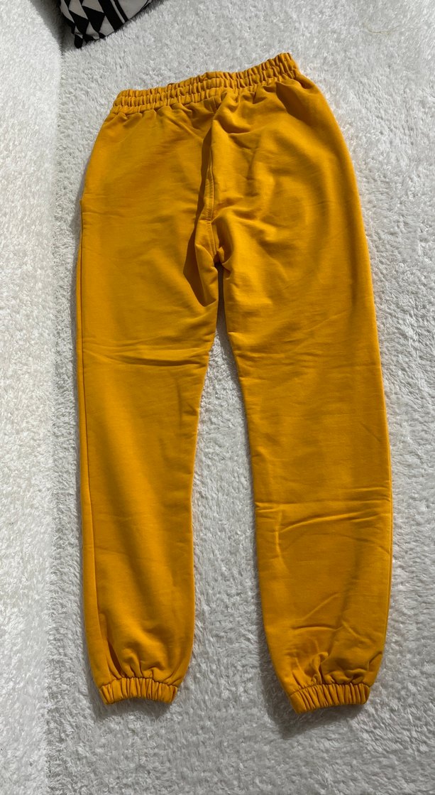 Sarı Rahat Kesim çocuk Eşofman Altı - Görsel 3