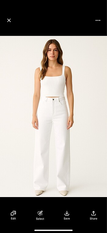 Baggy wide leg Jean